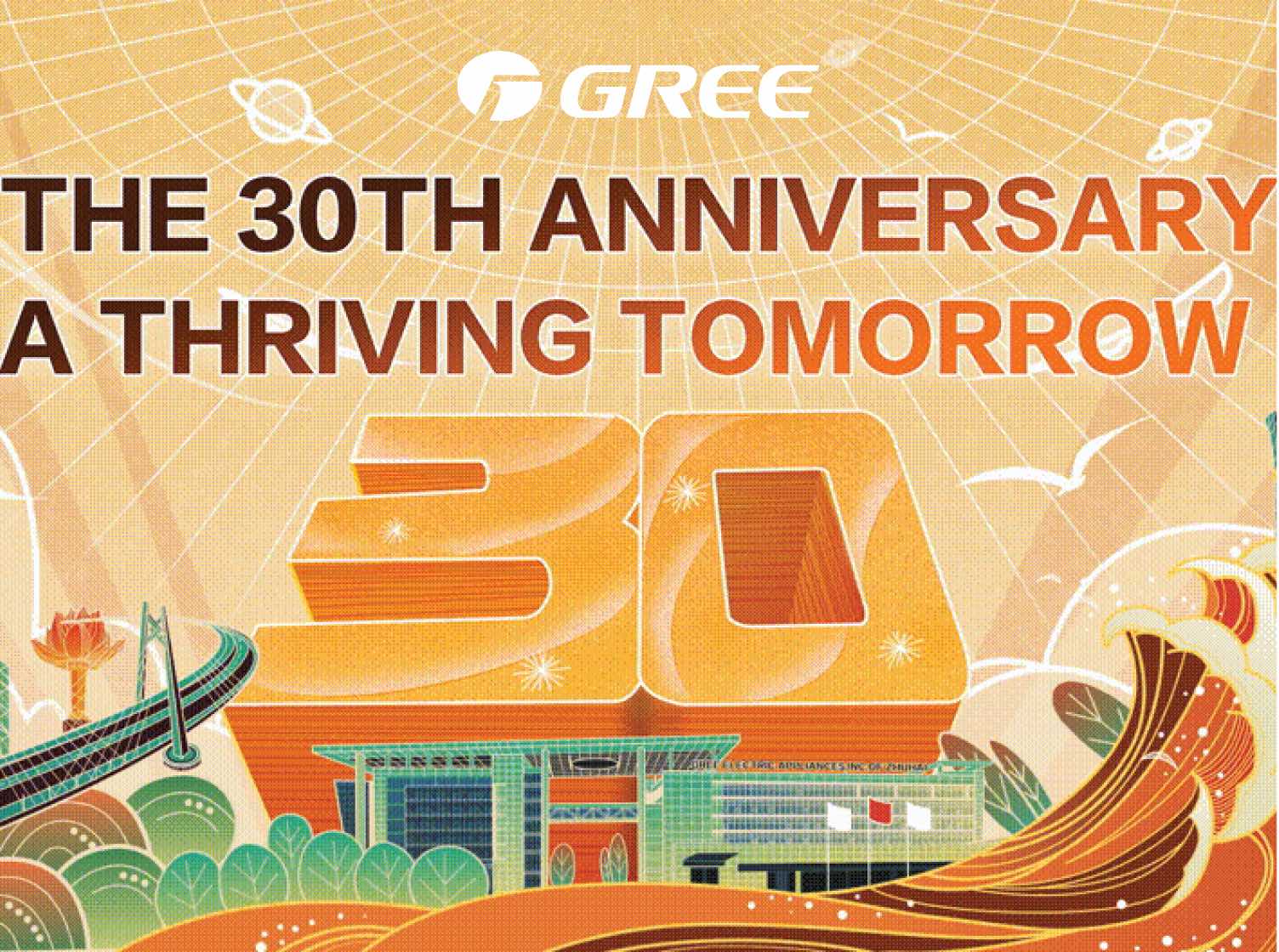 Gree celebrates its 30th Anniversary